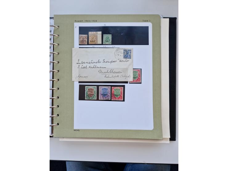 1923/61, mostly unmounted mint and unused collection incl. official stamps and duplicate, some better and complete sets, with