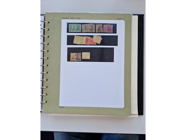 1923/61, mostly unmounted mint and unused collection incl. official stamps and duplicate, some better and complete sets, with