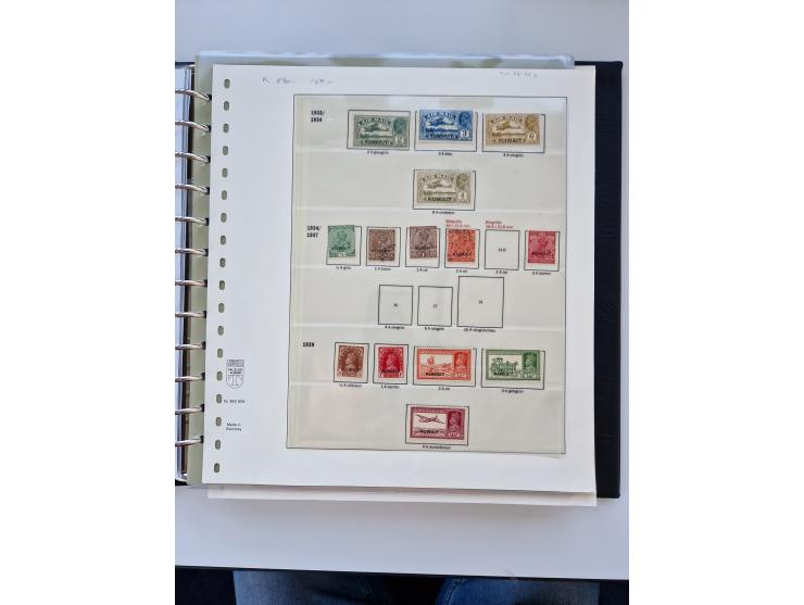 1923/61, mostly unmounted mint and unused collection incl. official stamps and duplicate, some better and complete sets, with