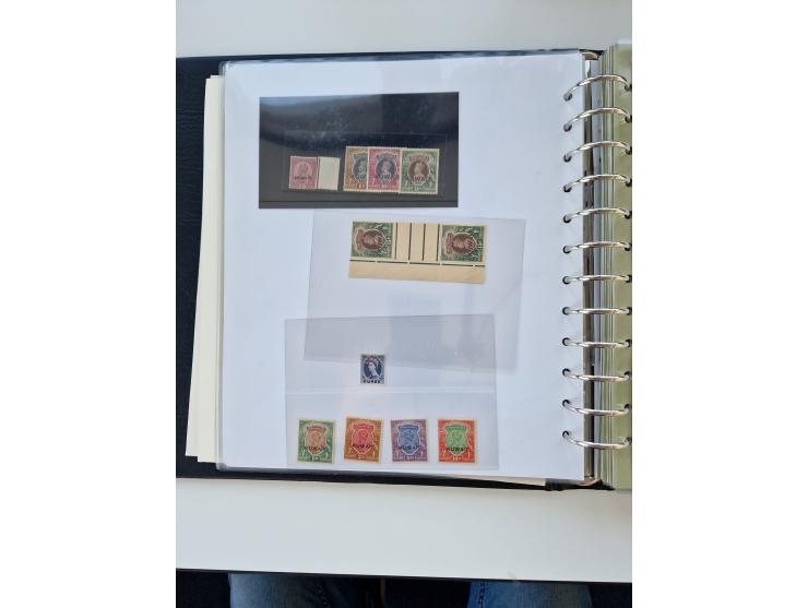 1923/61, mostly unmounted mint and unused collection incl. official stamps and duplicate, some better and complete sets, with