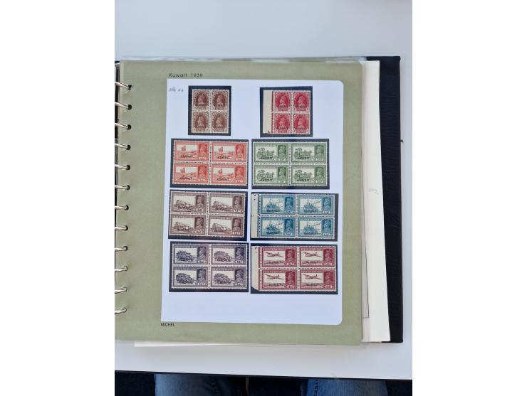 1923/61, mostly unmounted mint and unused collection incl. official stamps and duplicate, some better and complete sets, with