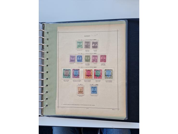 1923/61, mostly unmounted mint and unused collection incl. official stamps and duplicate, some better and complete sets, with