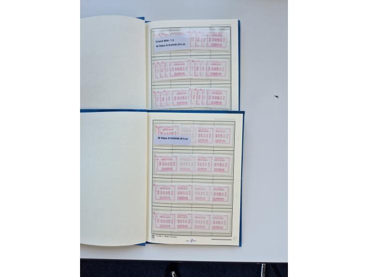 1923/61, mostly unmounted mint and unused collection incl. official stamps and duplicate, some better and complete sets, with