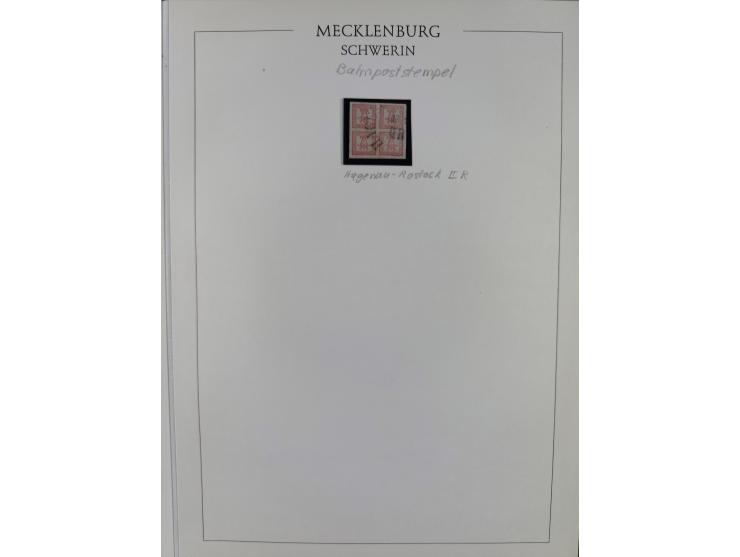 1856/64, ungebrauchte und gestempelte Sammlung ab Nr. 1, 2-3, 7-8 mehrfach inkl. Mi.-Nr. 2 im Paar, außerdem Mi.-Nr. 6b geste