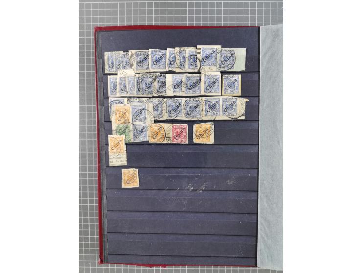 1898/1915, postfrischer/ungebrauchter und gestempelter Bestand von vielen hundert Werten, inkl. Vorläufern und schönen Briefs