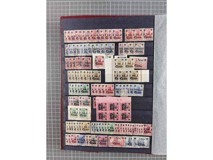 1898/1915, postfrischer/ungebrauchter und gestempelter Bestand von vielen hundert Werten, inkl. Vorläufern und schönen Briefs