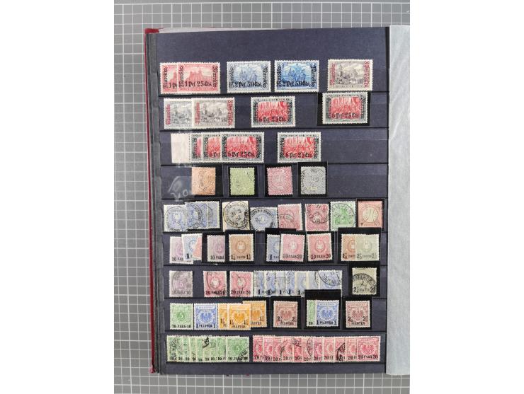 1898/1915, postfrischer/ungebrauchter und gestempelter Bestand von vielen hundert Werten, inkl. Vorläufern und schönen Briefs