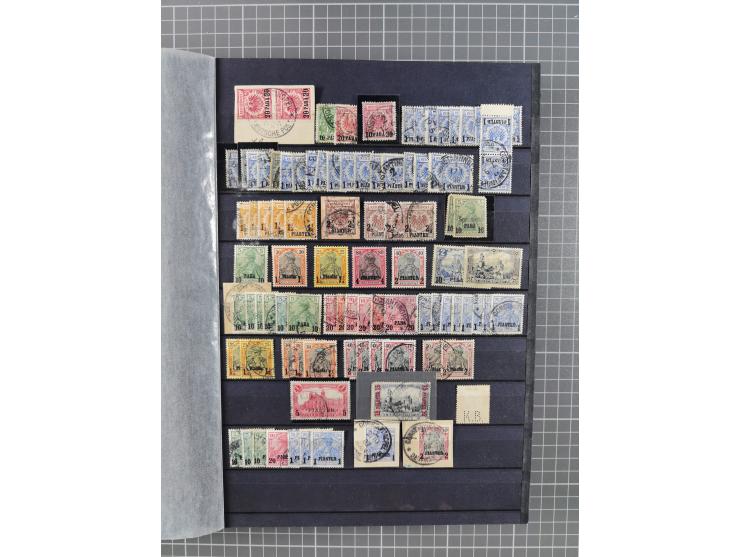 1898/1915, postfrischer/ungebrauchter und gestempelter Bestand von vielen hundert Werten, inkl. Vorläufern und schönen Briefs