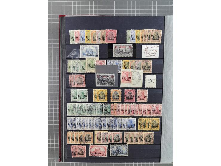 1898/1915, postfrischer/ungebrauchter und gestempelter Bestand von vielen hundert Werten, inkl. Vorläufern und schönen Briefs