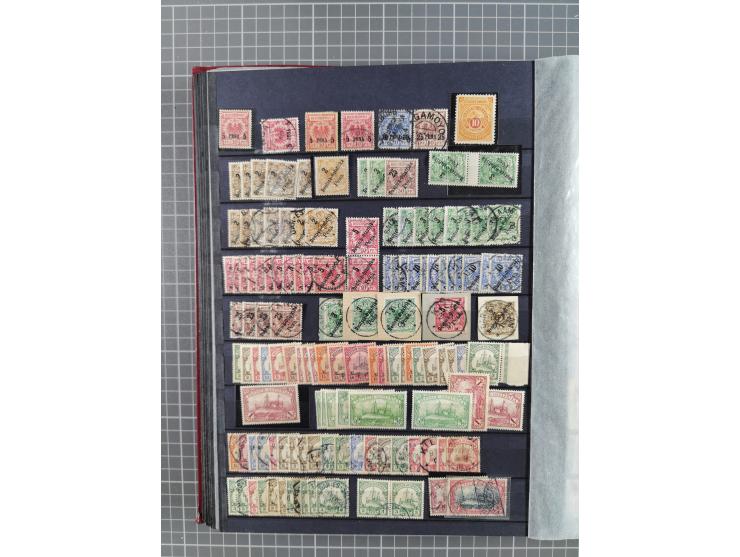 1898/1915, postfrischer/ungebrauchter und gestempelter Bestand von vielen hundert Werten, inkl. Vorläufern und schönen Briefs