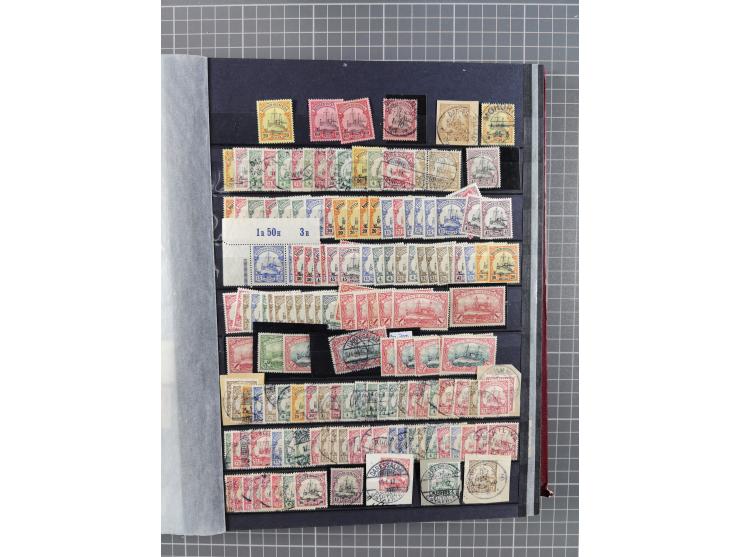 1898/1915, postfrischer/ungebrauchter und gestempelter Bestand von vielen hundert Werten, inkl. Vorläufern und schönen Briefs