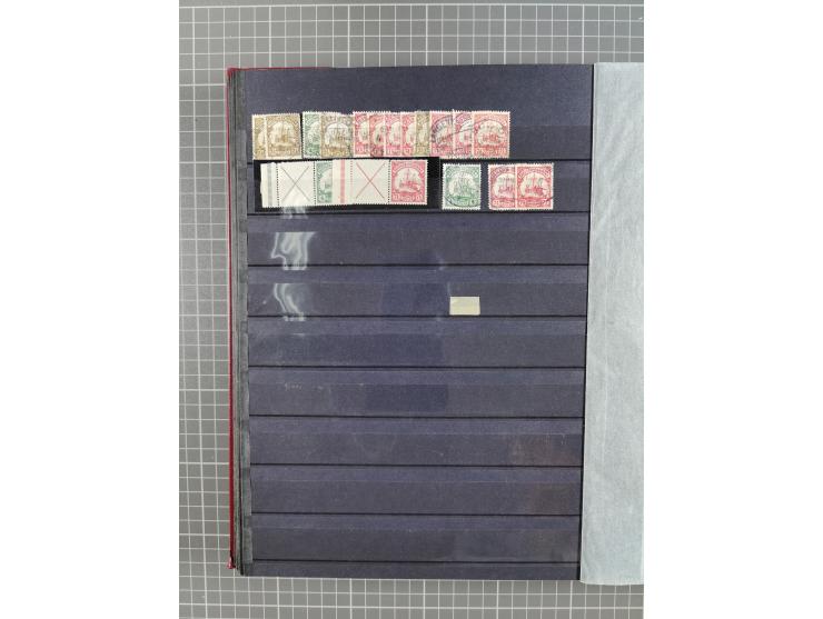 1898/1915, postfrischer/ungebrauchter und gestempelter Bestand von vielen hundert Werten, inkl. Vorläufern und schönen Briefs