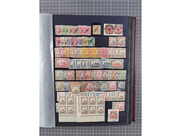 1898/1915, postfrischer/ungebrauchter und gestempelter Bestand von vielen hundert Werten, inkl. Vorläufern und schönen Briefs