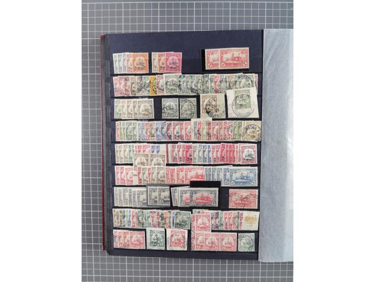 1898/1915, postfrischer/ungebrauchter und gestempelter Bestand von vielen hundert Werten, inkl. Vorläufern und schönen Briefs