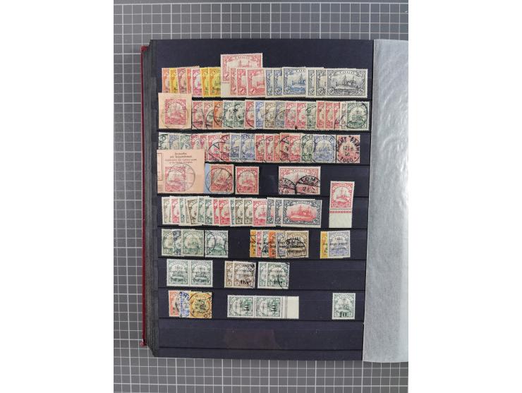 1898/1915, postfrischer/ungebrauchter und gestempelter Bestand von vielen hundert Werten, inkl. Vorläufern und schönen Briefs