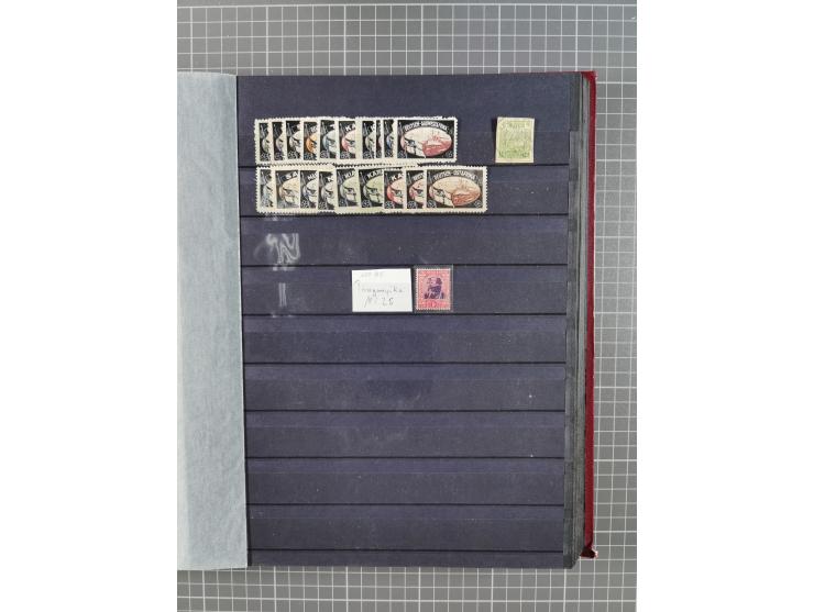 1898/1915, postfrischer/ungebrauchter und gestempelter Bestand von vielen hundert Werten, inkl. Vorläufern und schönen Briefs