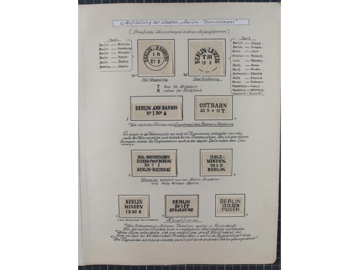 1846/82, BAHNPOST: interessante Sammlung mit 36 Briefen und Karten sowie einigen Briefstücken der Berliner Bahnpostlinien ab 