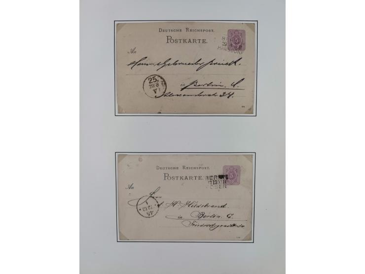 1846/82, BAHNPOST: interessante Sammlung mit 36 Briefen und Karten sowie einigen Briefstücken der Berliner Bahnpostlinien ab 