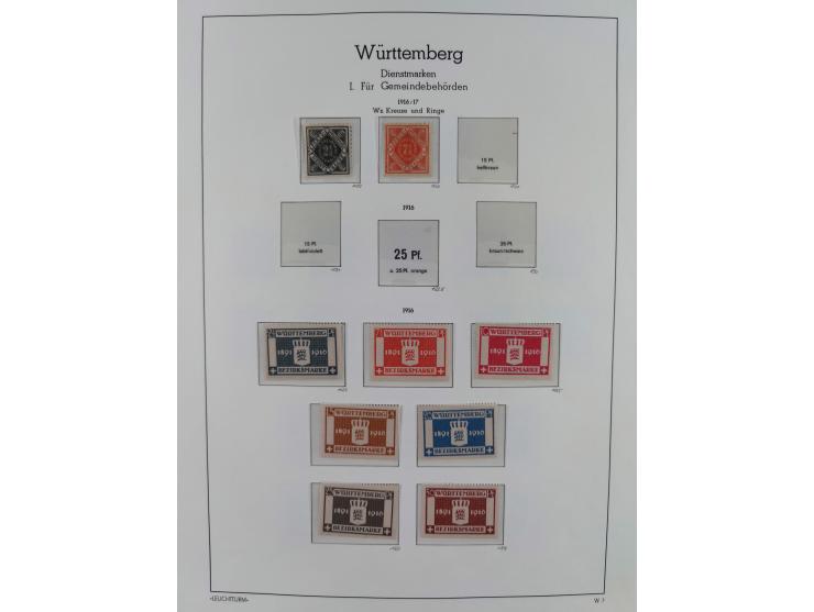 1859/1920, ungebrauchte Sammlung mit vielen besseren Werten, dabei Mi.-Nr. 15, 33, 50 ohne Gummi, Mi-Nr. 21, 28a, 44ba, ungeb