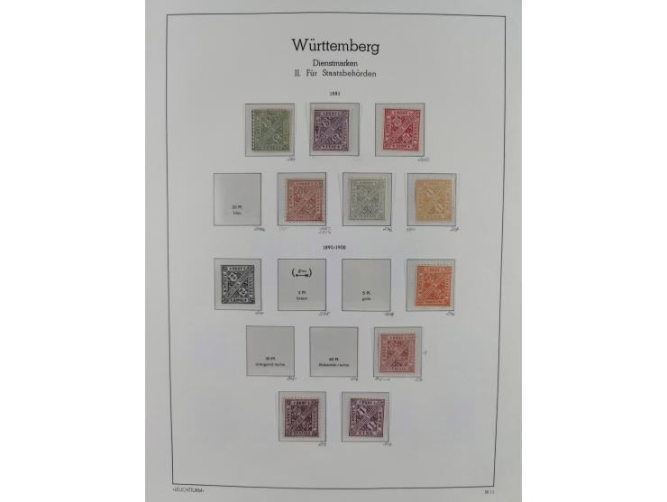 1859/1920, ungebrauchte Sammlung mit vielen besseren Werten, dabei Mi.-Nr. 15, 33, 50 ohne Gummi, Mi-Nr. 21, 28a, 44ba, ungeb