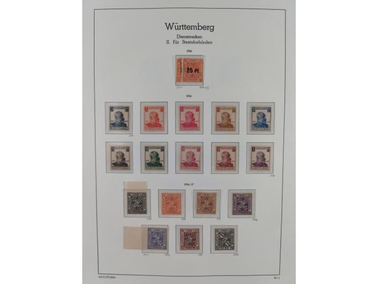 1859/1920, ungebrauchte Sammlung mit vielen besseren Werten, dabei Mi.-Nr. 15, 33, 50 ohne Gummi, Mi-Nr. 21, 28a, 44ba, ungeb