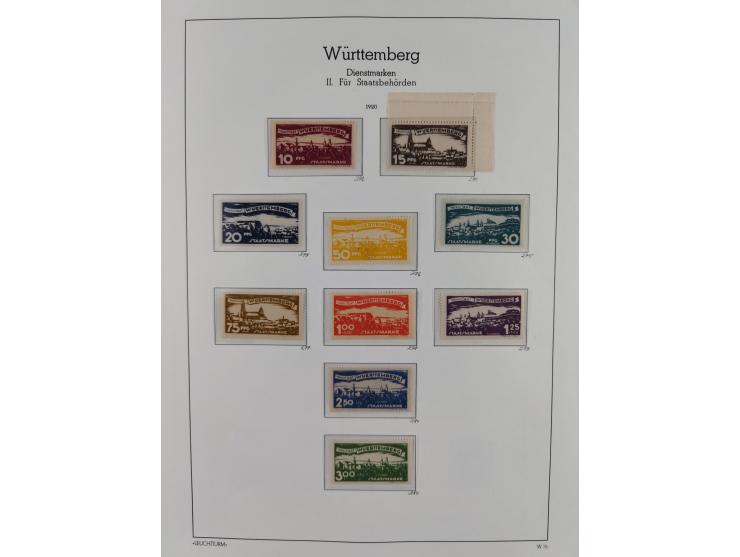 1859/1920, ungebrauchte Sammlung mit vielen besseren Werten, dabei Mi.-Nr. 15, 33, 50 ohne Gummi, Mi-Nr. 21, 28a, 44ba, ungeb