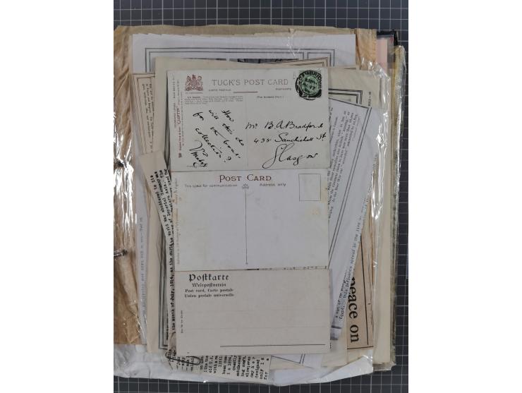 1910/49 (ca.), interessante kleine Sammlung Schiffspost mit Hauptaugenmerk auf den Suez Kanal, dabei etwas über 30 Briefe und