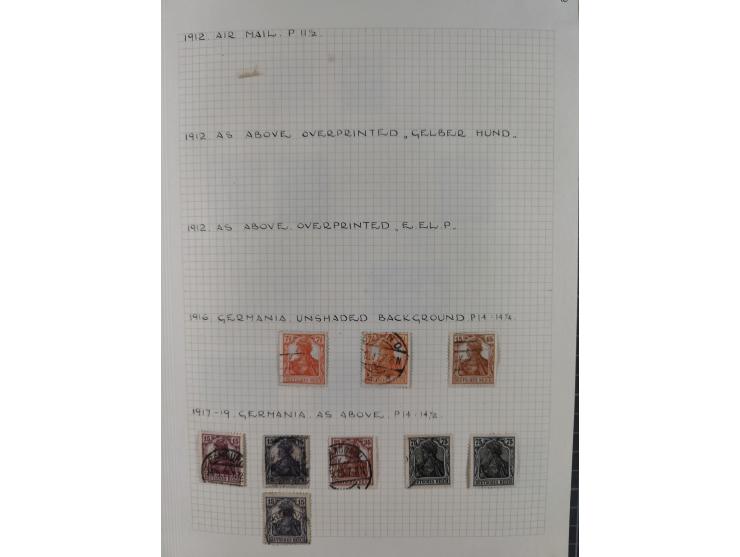 1872/1974, meist gestempelte Sammlungen Deutsches Reich und Berlin mit einigen besseren Werten und Sätzen, dabei einige Brief