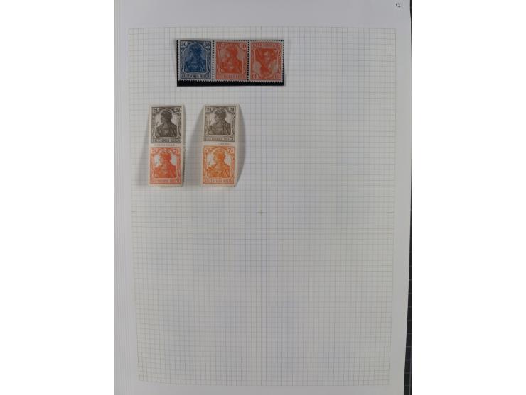 1872/1974, meist gestempelte Sammlungen Deutsches Reich und Berlin mit einigen besseren Werten und Sätzen, dabei einige Brief