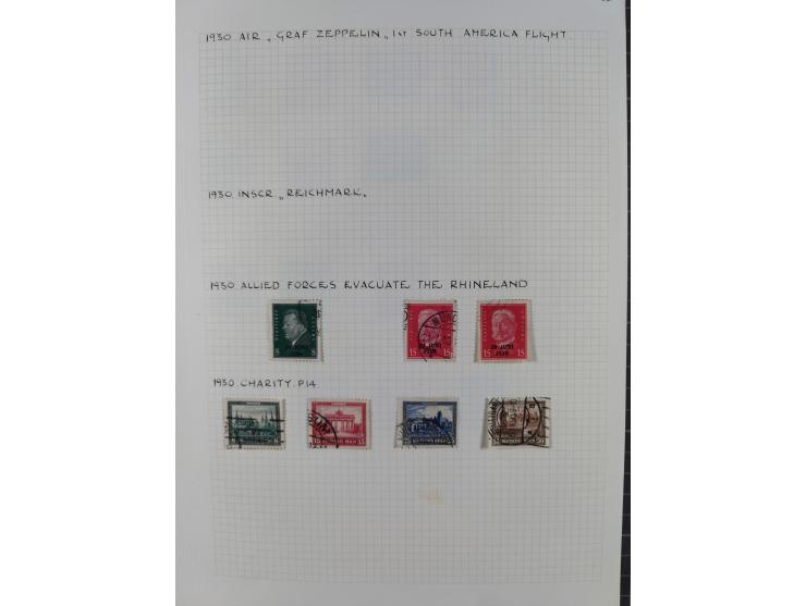 1872/1974, meist gestempelte Sammlungen Deutsches Reich und Berlin mit einigen besseren Werten und Sätzen, dabei einige Brief