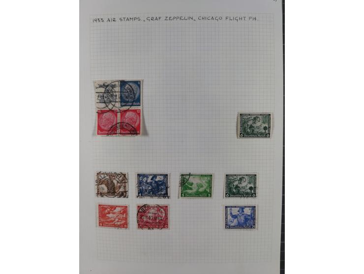 1872/1974, meist gestempelte Sammlungen Deutsches Reich und Berlin mit einigen besseren Werten und Sätzen, dabei einige Brief