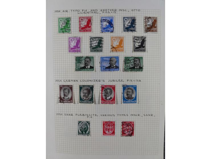 1872/1974, meist gestempelte Sammlungen Deutsches Reich und Berlin mit einigen besseren Werten und Sätzen, dabei einige Brief
