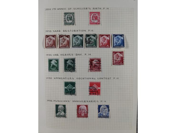 1872/1974, meist gestempelte Sammlungen Deutsches Reich und Berlin mit einigen besseren Werten und Sätzen, dabei einige Brief