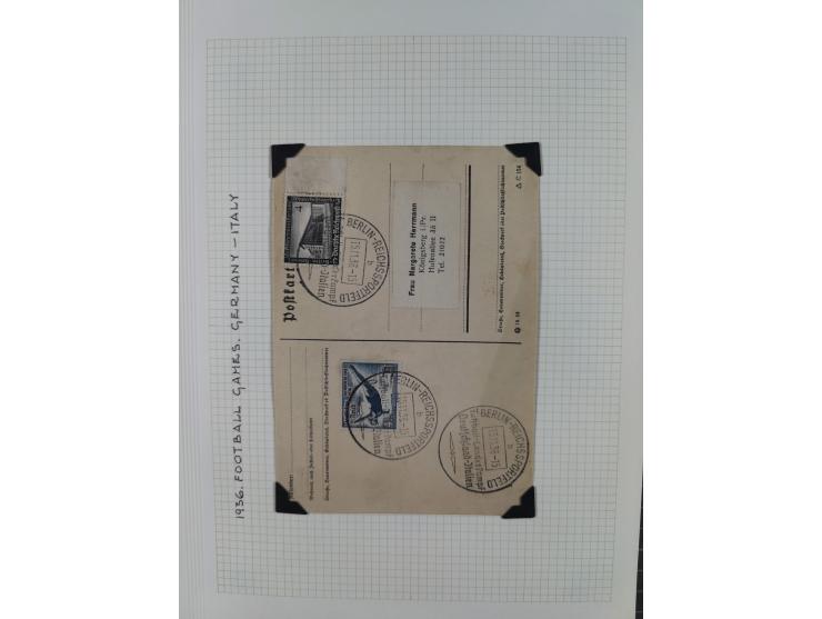 1872/1974, meist gestempelte Sammlungen Deutsches Reich und Berlin mit einigen besseren Werten und Sätzen, dabei einige Brief