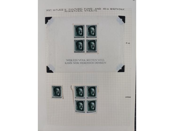 1872/1974, meist gestempelte Sammlungen Deutsches Reich und Berlin mit einigen besseren Werten und Sätzen, dabei einige Brief