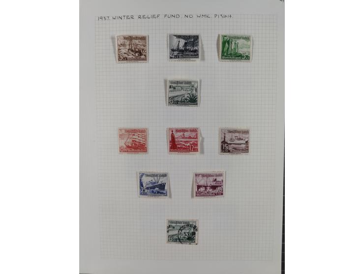 1872/1974, meist gestempelte Sammlungen Deutsches Reich und Berlin mit einigen besseren Werten und Sätzen, dabei einige Brief