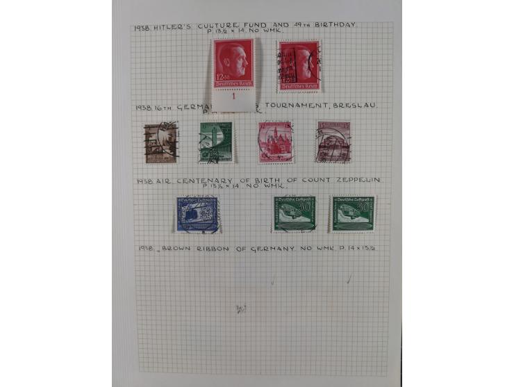 1872/1974, meist gestempelte Sammlungen Deutsches Reich und Berlin mit einigen besseren Werten und Sätzen, dabei einige Brief