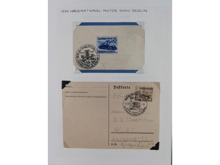 1872/1974, meist gestempelte Sammlungen Deutsches Reich und Berlin mit einigen besseren Werten und Sätzen, dabei einige Brief