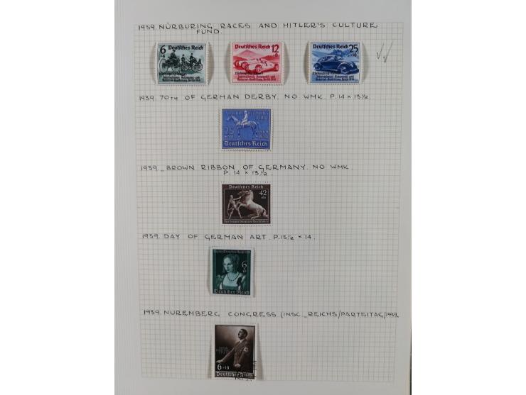 1872/1974, meist gestempelte Sammlungen Deutsches Reich und Berlin mit einigen besseren Werten und Sätzen, dabei einige Brief