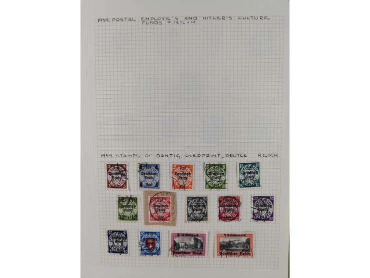 1872/1974, meist gestempelte Sammlungen Deutsches Reich und Berlin mit einigen besseren Werten und Sätzen, dabei einige Brief