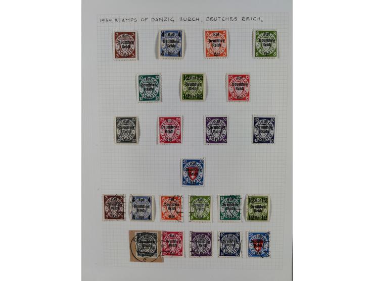 1872/1974, meist gestempelte Sammlungen Deutsches Reich und Berlin mit einigen besseren Werten und Sätzen, dabei einige Brief