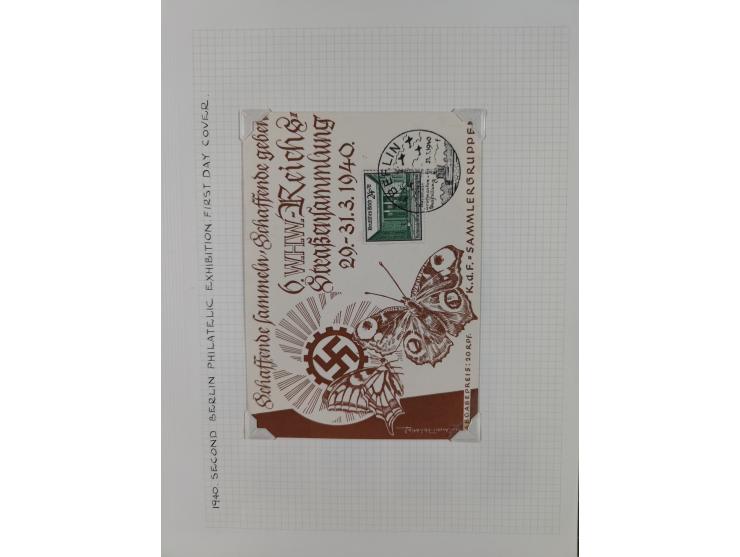 1872/1974, meist gestempelte Sammlungen Deutsches Reich und Berlin mit einigen besseren Werten und Sätzen, dabei einige Brief