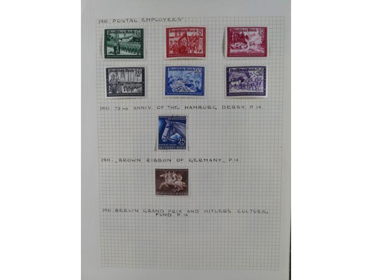 1872/1974, meist gestempelte Sammlungen Deutsches Reich und Berlin mit einigen besseren Werten und Sätzen, dabei einige Brief