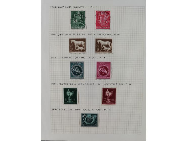 1872/1974, meist gestempelte Sammlungen Deutsches Reich und Berlin mit einigen besseren Werten und Sätzen, dabei einige Brief