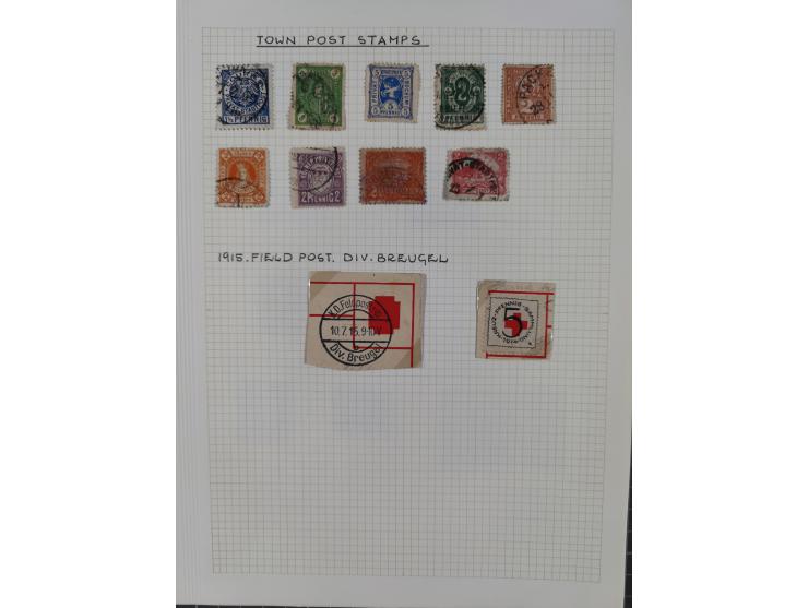 1872/1974, meist gestempelte Sammlungen Deutsches Reich und Berlin mit einigen besseren Werten und Sätzen, dabei einige Brief