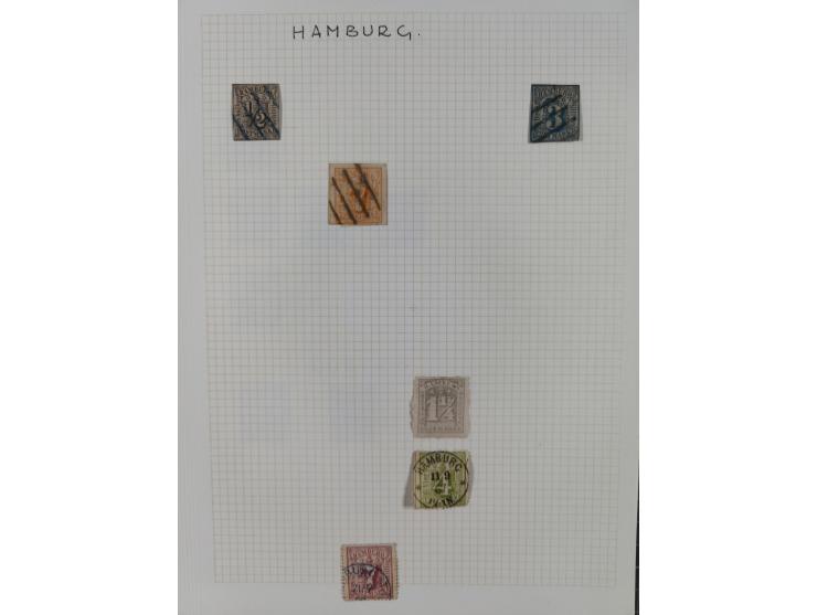 1872/1974, meist gestempelte Sammlungen Deutsches Reich und Berlin mit einigen besseren Werten und Sätzen, dabei einige Brief