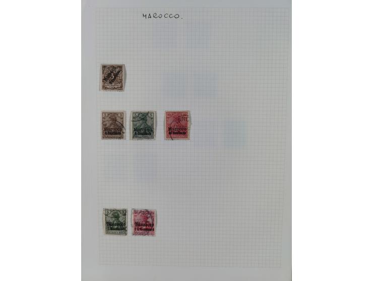 1872/1974, meist gestempelte Sammlungen Deutsches Reich und Berlin mit einigen besseren Werten und Sätzen, dabei einige Brief