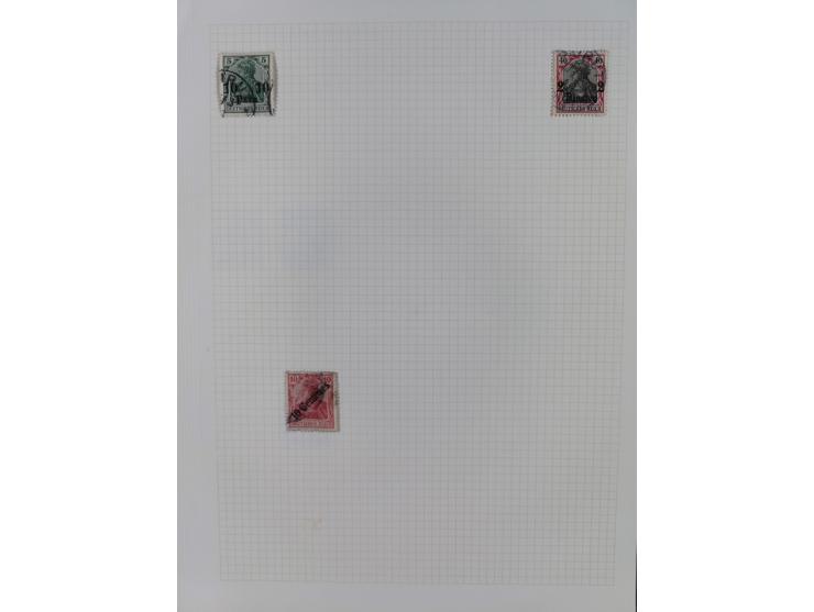 1872/1974, meist gestempelte Sammlungen Deutsches Reich und Berlin mit einigen besseren Werten und Sätzen, dabei einige Brief