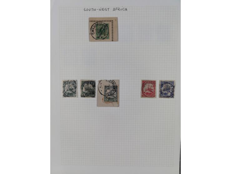 1872/1974, meist gestempelte Sammlungen Deutsches Reich und Berlin mit einigen besseren Werten und Sätzen, dabei einige Brief