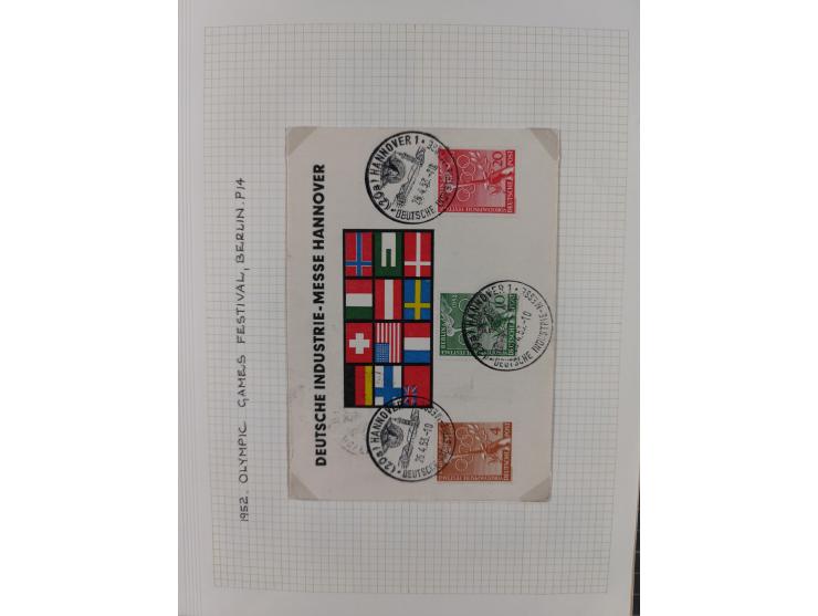 1872/1974, meist gestempelte Sammlungen Deutsches Reich und Berlin mit einigen besseren Werten und Sätzen, dabei einige Brief